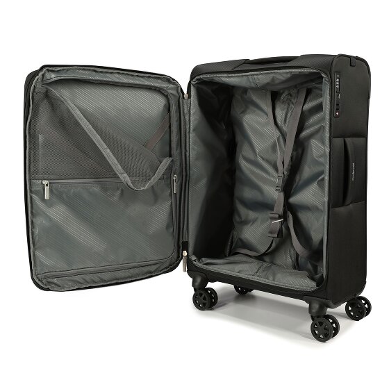 Samsonite Base Breeze 4 roulettes Trolley 67 cm avec soufflet d'extension