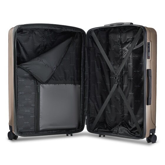 Police New York 4 roues Valise cabine L 72 cm avec soufflet d'extension