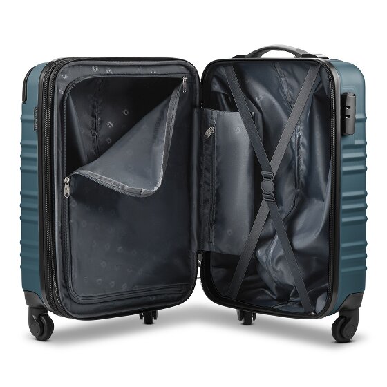 Wenger Amplar Evo 4 roulettes Trolley de cabine S 53 cm avec soufflet d'extension