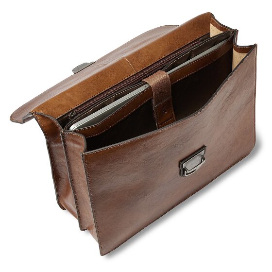 Castelijn & Beerens Rien Attaché-case Protection RFID Cuir véritable 39.5 cm Compartiment ordinateur