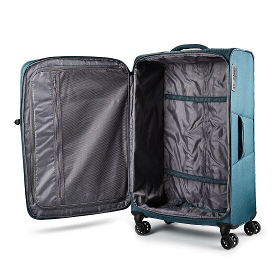 d&n Travel Line 9804 4 roues Valise cabine L 78 cm avec soufflet d'extension