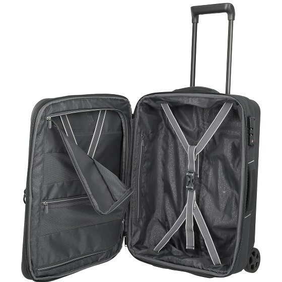 Travelite Skaii 2 roues Valise cabine 55 cm '"avec soufflet d''extension"'