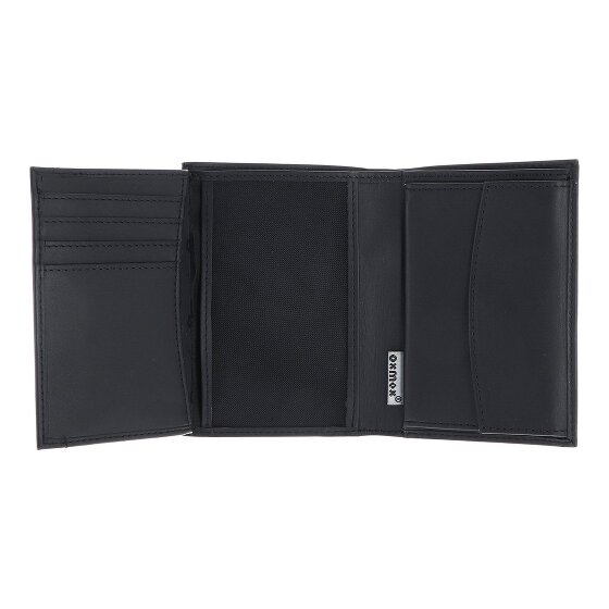 oxmox Leather Porte-monnaie Protection RFID Cuir véritable 10 cm