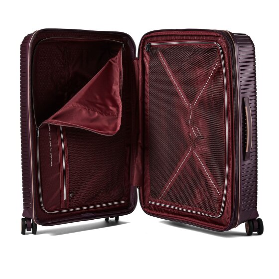 Polestream Paris 4 roulettes Trolley 69 cm avec soufflet d'extension