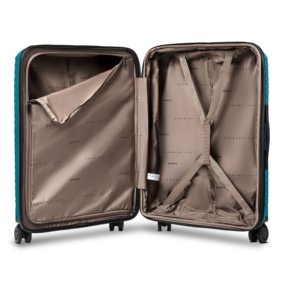 Stratic Shine 4 roues Set de valises 3 pièces avec soufflet d'extension