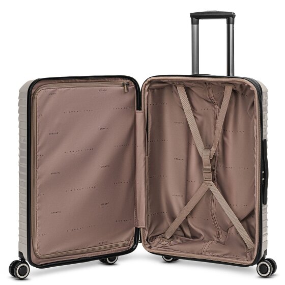 Stratic Shine 4 roues trolley 65 cm avec soufflet extensible