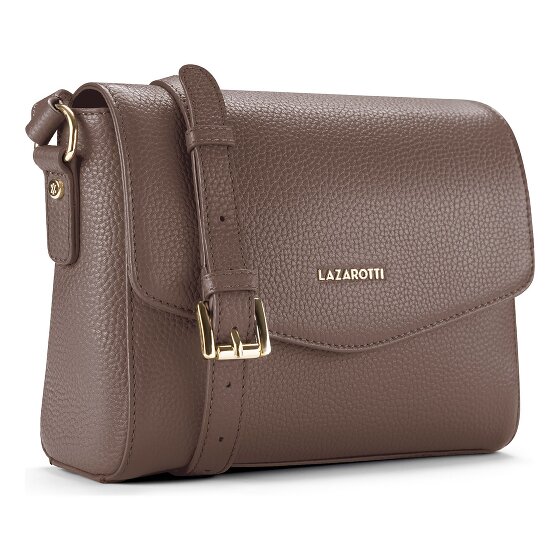 Lazarotti Sac à bandoulière en cuir « Bologna » 22 cm