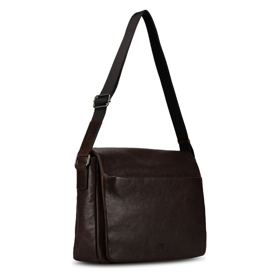 Jost Glasgow Attaché-case Protection RFID Cuir véritable 34 cm Compartiment ordinateur