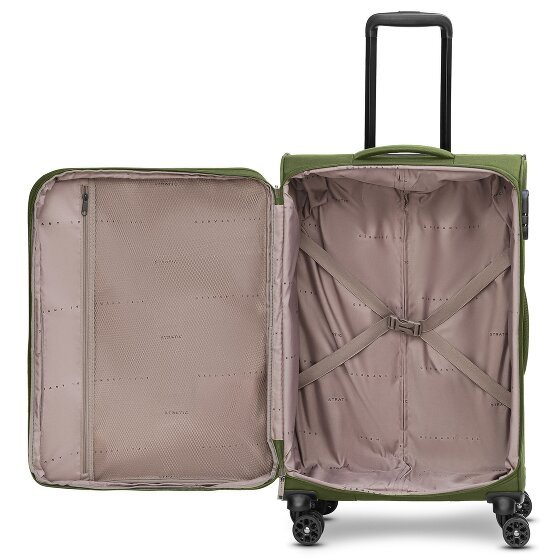 Stratic taska 4 roues trolley M 65 cm avec soufflet d'extension