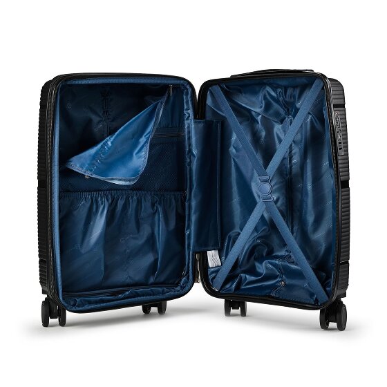 Benzi 5899 4 roues Valise cabine S 55 cm avec soufflet d'extension