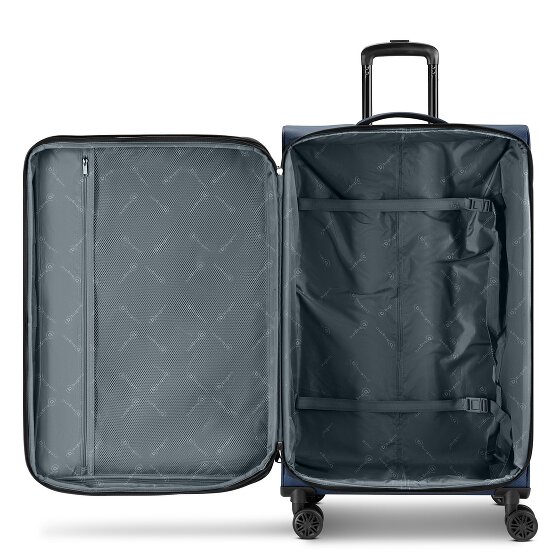 bugatti Valencia Soft 4 roues Valise cabine L 75 cm avec soufflet d'extension