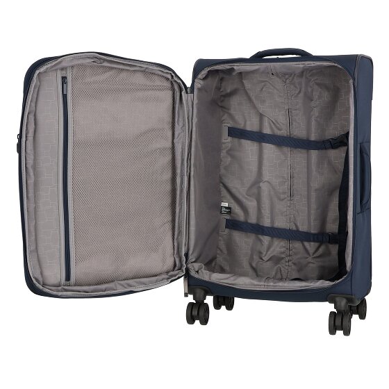 Jump Monthélys 4 roulettes Trolley 67 cm avec soufflet d'extension