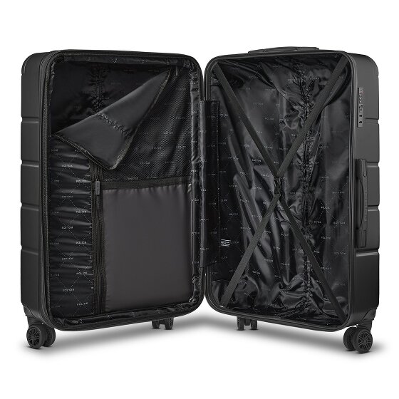 Police Dublin 4 roues Valise cabine L 75 cm avec soufflet d'extension