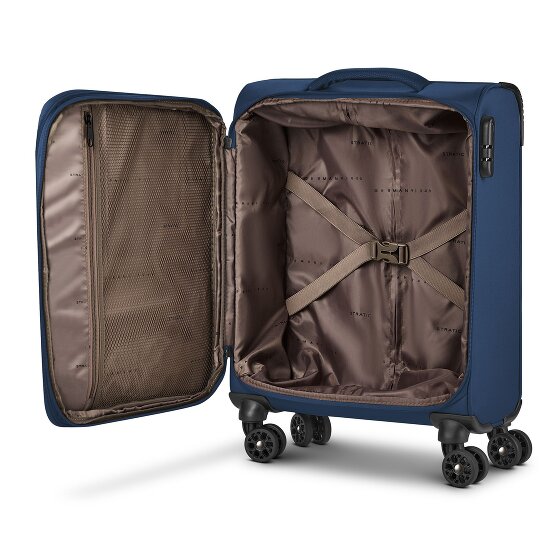 Stratic taska 4 roues Valise cabine S 55 cm avec soufflet d'extension