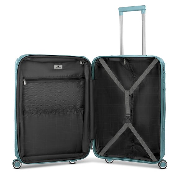 Franky London 4 roues Set de valises 3 pièces avec soufflet d'extension