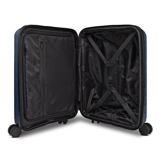 d&n Toronto 4 roues Valise cabine S 54 cm avec soufflet d'extension