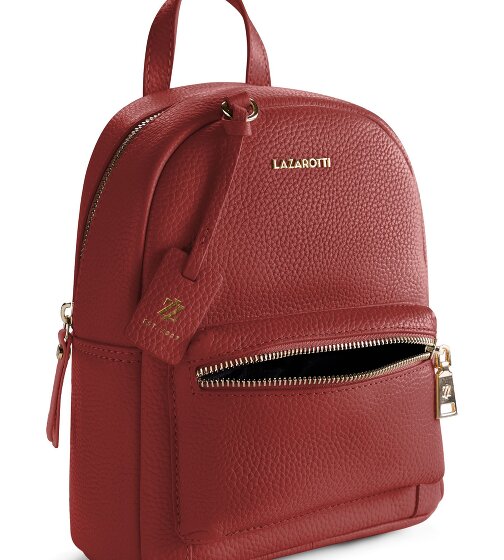 Lazarotti Bologna Leather Sac à dos de ville Cuir véritable 27 cm