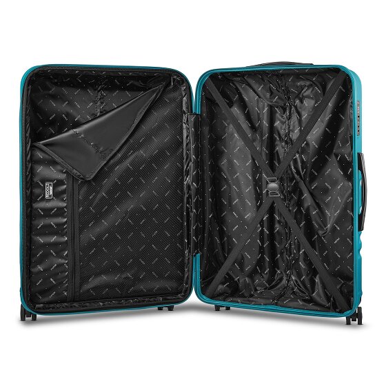 Redolz Pro ABS 4 roues Valise cabine 74 cm avec soufflet d'extension