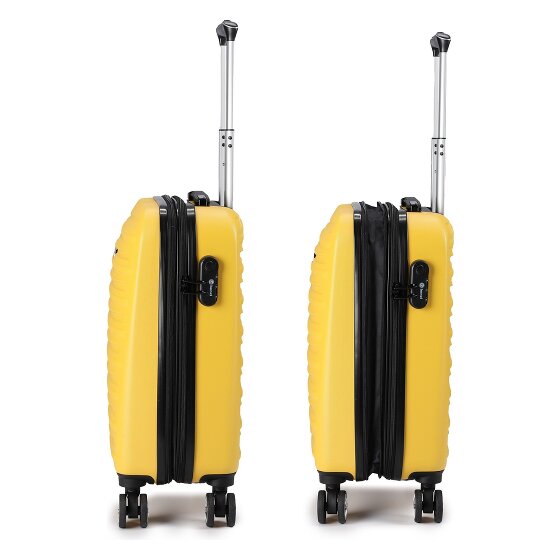 Benzi 5493 4 roulettes Trolley de cabine S 53 cm avec soufflet d'extension