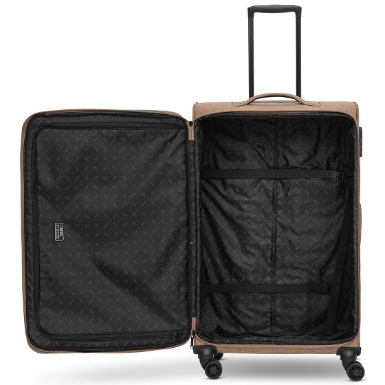 Redolz Essentials 12 LARGE 4 roulettes Trolley 79 cm avec soufflet d'extension