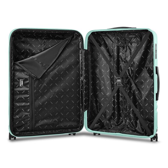 Redolz Pro ABS 4 roues Valise cabine 74 cm avec soufflet d'extension