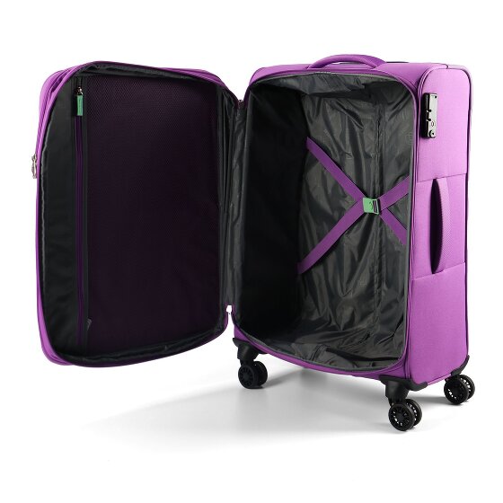 American Tourister Air Wave 4 roulettes Set de valises 3 pièces avec soufflet d'extension