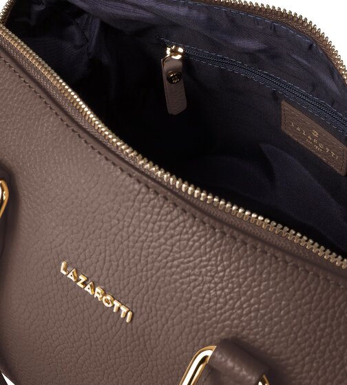 Lazarotti Bologna Leather Bowling-Bag Sac à main en cuir 26 cm