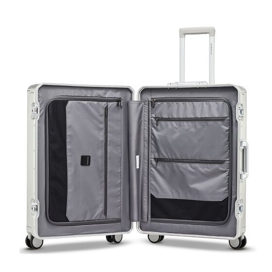 Stratic Valise cabine Phoenix à 4 roues en Aluminium, 68 cm