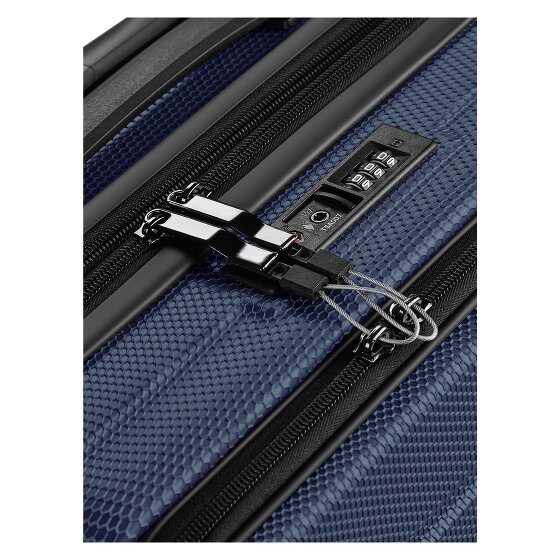 Franky Munich 4.0 4 roues Valise cabine 55 cm Compartiment ordinateur avec soufflet d'extension
