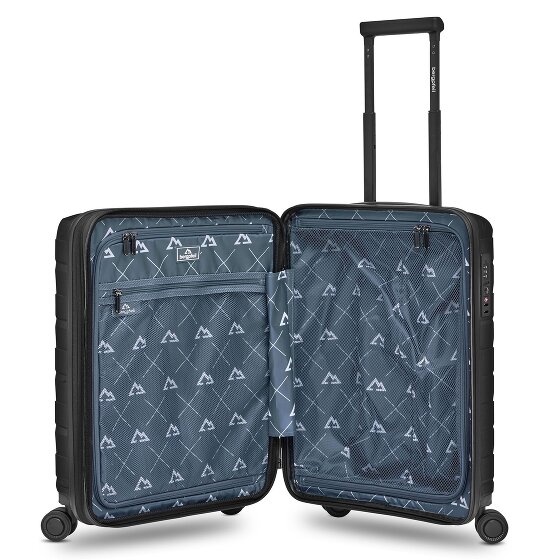Bergpfeil Travel 4-roues trolley cabine S 55 cm avec soufflet d'extension