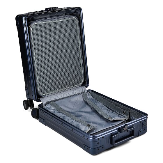Aleon Valise cabine Business à 4 roues en Aluminium, 50 cm, avec compartiment pour ordinateur portable