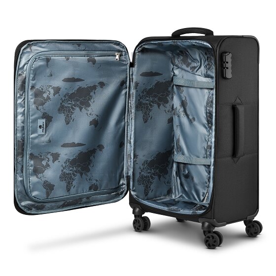 Franky Melbourne 3.0 Set de valises à 4 roulettes 3pcs avec soufflet extensible