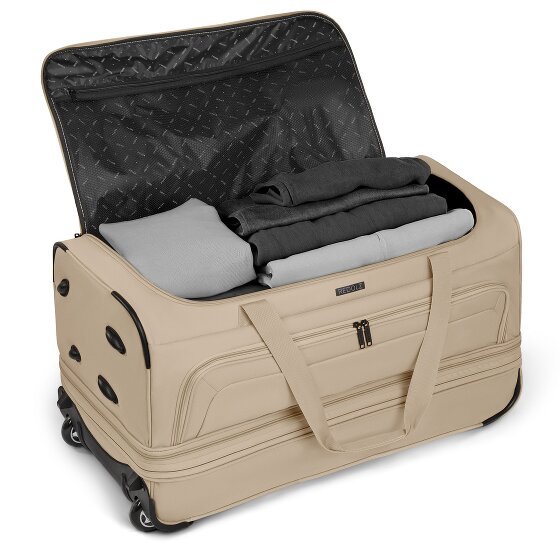 Redolz Sac de voyage Duffle Essentials à 2 roues, 70 cm de long, avec soufflet d'extension