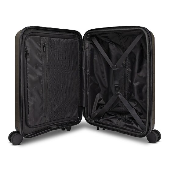 d&n Toronto 4 roues Valise cabine S 54 cm avec soufflet d'extension