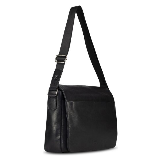 Jost Glasgow Attaché-case Protection RFID Cuir véritable 34 cm Compartiment ordinateur