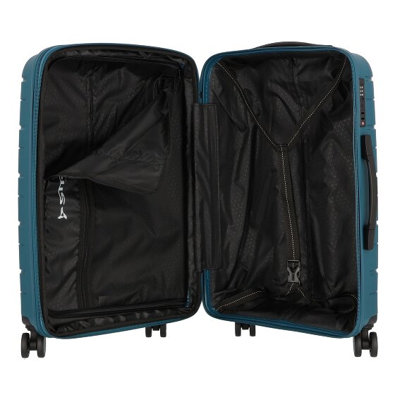 Polestream Strz by Asteroid 4 roulettes Trolley M 64 cm avec soufflet d'extension