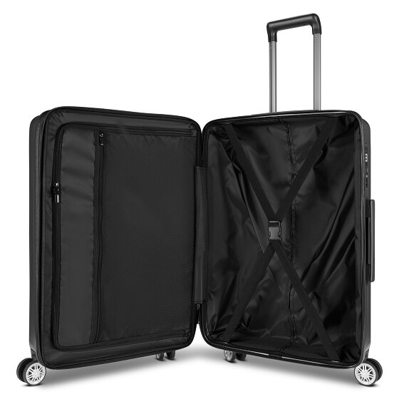 Bric's Cervia 2.0 4 roulettes Trolley M 69 cm avec soufflet d'extension
