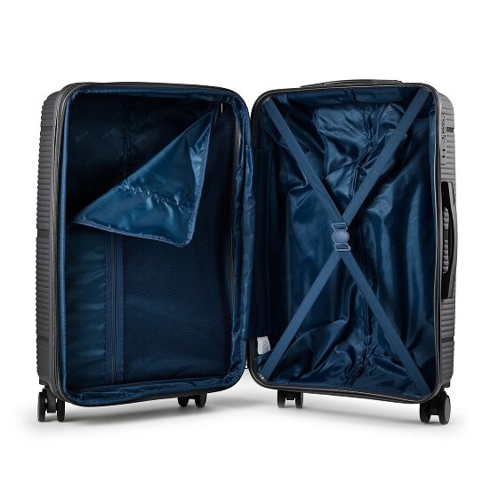 Benzi 5899 4 roues Valise cabine M 57 cm avec soufflet d'extension
