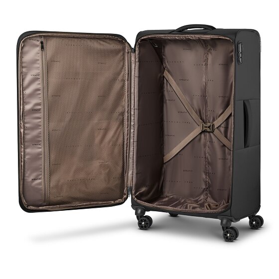 Stratic taska 4 roues Valise cabine L 76 cm avec soufflet d'extension