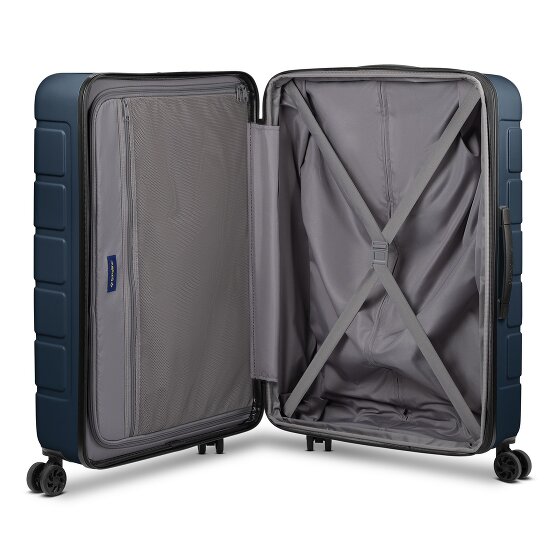 Saxoline Set de valises Miami à 4 roues, tailles S et L, avec soufflet d'extension
