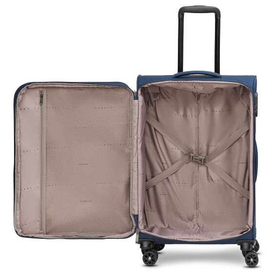 Stratic taska 4 roues trolley M 65 cm avec soufflet d'extension