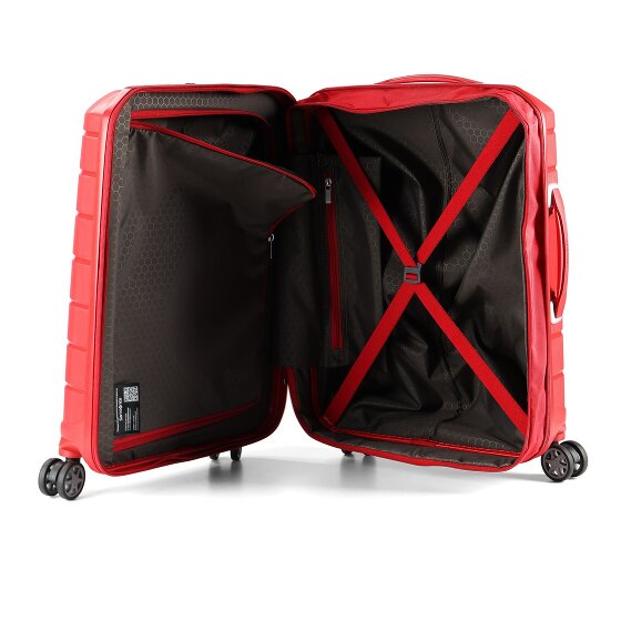 Samsonite Flux 4 roulettes Trolley de cabine 55 cm avec soufflet d'extension