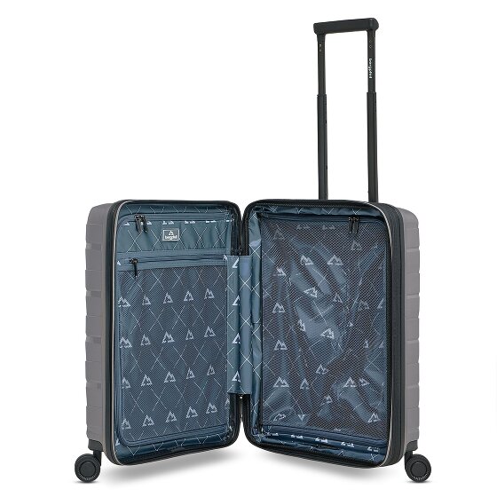 Bergpfeil Travel 4 roues Valise cabine 55 cm Compartiment ordinateur avec soufflet d'extension