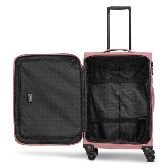 Redolz Essentials 12 THREE SET 4 roulettes Set de valises 3 pièces avec soufflet d'extension