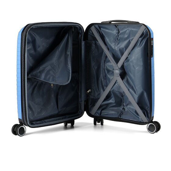 Benzi 5808 4 roulettes Trolley de cabine 55 cm avec soufflet d'extension