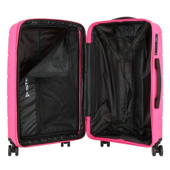 Polestream Strz by Asteroid 4 roulettes Trolley M 64 cm avec soufflet d'extension