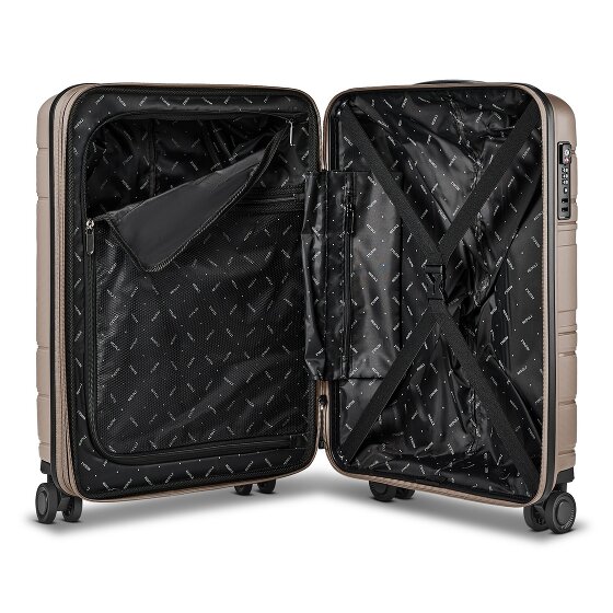 Redolz Essentials 11 4 roues Valise cabine 55 cm avec soufflet d'extension