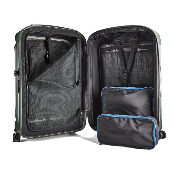 Piquadro PQ-Light 4 roues Valise cabine M 69 cm '"avec soufflet d''extension"'