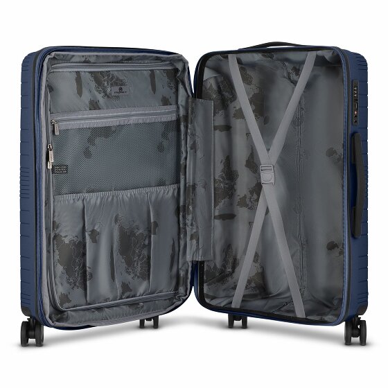 Franky Dallas 3.0 Set de valises à 4 roulettes 3 pièces avec soufflet d'extension