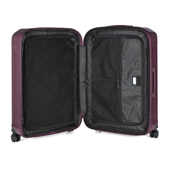 Piquadro PQ Light 4 roulettes Trolley 69 cm avec soufflet d'extension